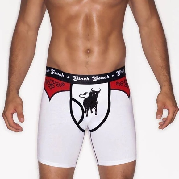 GINCH Gonch El Matador Graphic Statement Underwear Long Leg Boxer Brief NIP - Picture 1 of 7